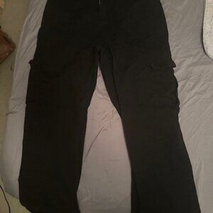 Black Cargo Pants size XL
